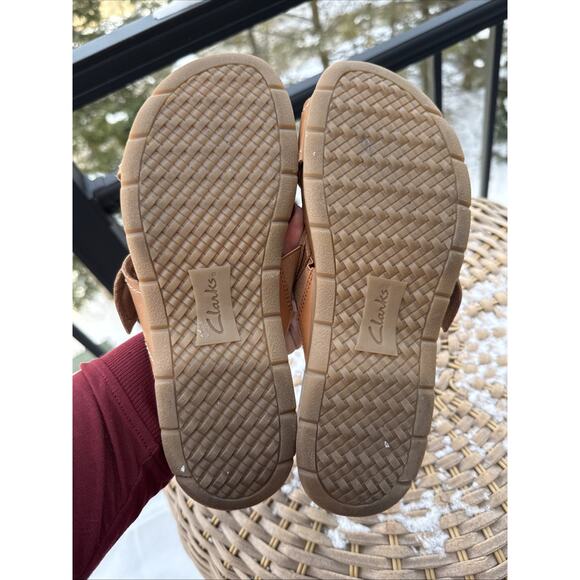 Clarks Reileigh Slide Sandal Women’s US 8.5 EU 39.5 Tan Light Brown Comfort - Picture 8 of 11